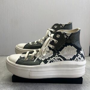 Converse Chuck Taylor All Star Move Platform Authentic Glam Black Shoe Size 8.5